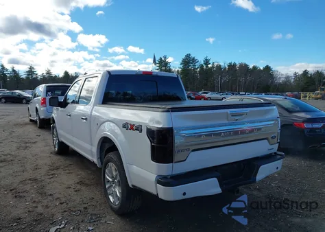 2018 Ford F-150 Platinum из США, поврежденный, VIN 1FTEW1EG0JFD65664